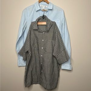 OLD NAVY LINEN SHIRTS